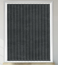 Libby Black – Waterproof Blackout Vertical Blind