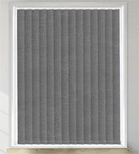 Libby Grey – Waterproof Blackout Vertical Blind