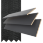 Maine Novo II Slate Grey - Wooden Venetian Blind Charcoal Tape