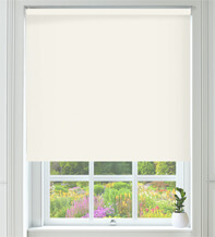 Matilda White Shimmer – Faux Silk Blackout Roller Blind