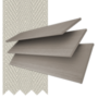 Morgan 50 Grey Oak - 50mm Slat Wooden Blind Pebble Tape