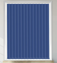 Nicole Imperial Blue – Waterproof Blackout Vertical Blind