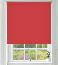 Primero Scarlet Red - Blackout Roller Blind