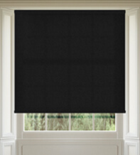 Alpine Black - Patterned Roller Blind