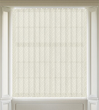 Tidal Cream - Patterned Vertical Blind