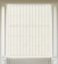 Tidal Ivory – Patterned Vertical Blind