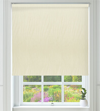 Zeno Cream - Sheen Shadow Pattern Blackout Roller Blind