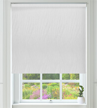 Zeno White – Sheen Shadow Pattern Blackout Roller Blind