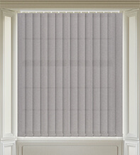 Amber Mid Grey - Textured Vertical Blind