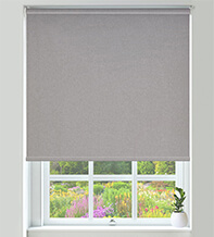 Canvas Dark Grey – Textured Blackout Roller Blind