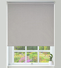 Canvas Light Grey – Textured Blackout Roller Blind