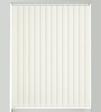 Canvas Ivory – Textured Vertical Blind