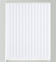 Canvas White - Textured Vertical Blind