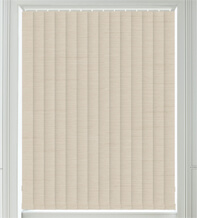 Matilda Sand Shimmer - Faux Silk Blackout Vertical Blind