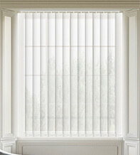 Spring White - Sheer Voile Vertical Blind