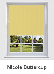 Nicole Buttercup Yellow Roller Blind