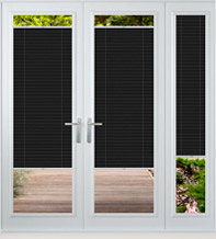 Precision Black – Perfect Fit Pleated Blackout Blind