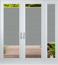 Precision Grey - Perfect Fit Pleated Blackout Blind