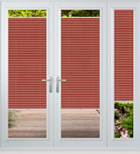 Precision Red – Perfect Fit Pleated Blind