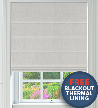 Alexandria Dove – Luxury Roman Blind