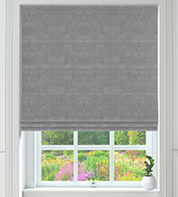 Amalfi Grey – Luxury Roman Blind