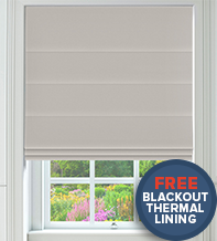 Milano Dove - Luxury Roman Blind