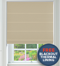 Treviso Cream - Luxury Roman Blind