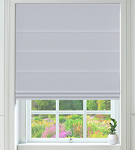 Treviso Light Grey - Luxury Roman Blind