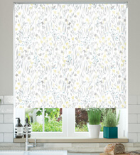 Gardenia Yellow – Floral Pattern Roller Blind