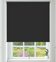 Ibiza Black - Blackout Roller Blind