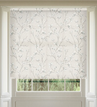 Orchid Blue – Floral Pattern Roller Blind