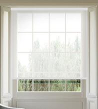 Serenity Pure White - Sheer Voile Roller Blind