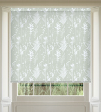 Sylvia Green – Patterned Roller Blind