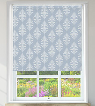 Willow Blue – Waterproof Blackout Roller Blind