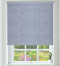 Athena Blue - Textured Blackout Roller Blind