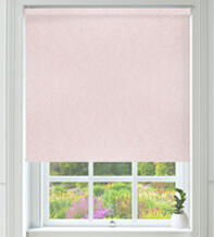 Athena Pink - Textured Blackout Roller Blind