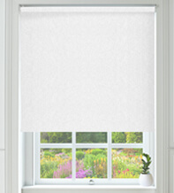 Athena White - Textured Blackout Roller Blind