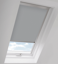 Skylight Grey - Roof Blind for Rooflite Windows with Aluminium Frame