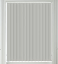 Ibiza Light Grey - Blackout Vertical Blind