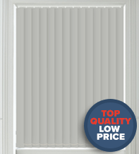 Ibiza Light Grey – Blackout Vertical Blind