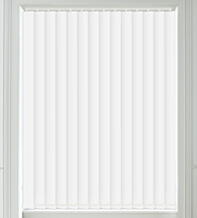 Ibiza White – Blackout Vertical Blind