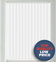 Ibiza White - Blackout Vertical Blind