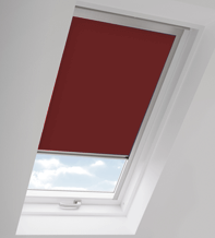 Skylight Red - Roof Blind for Dakstra Windows with Aluminium Frame