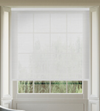 Santorini White – Heavy Voile Roller Blind