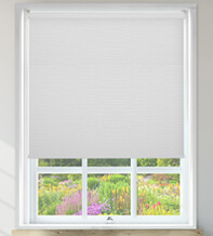 Serena Light Grey - Vinyl Blackout Roller Blind