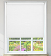 Serena White – Vinyl Blackout Roller Blind