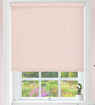 Starry Skies Pink – Children’s Blackout Roller Blind