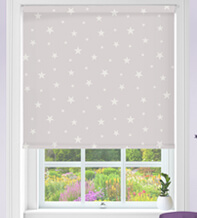 Twinkling Stars - Glow in The Dark Children's Blackout Roller Blind