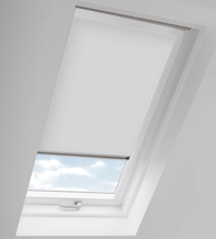 Skylight White - Roof Blind for Keylite Windows with White Frame