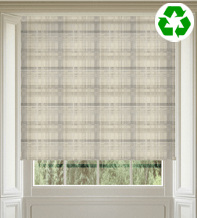 Argyle Beige - Eco Friendly Patterned Roller Blind